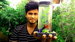 4.9K views · 51 reactions | செலவே இல்லாமல் Fish Tank செய்யலாம் வாங்க! | How to make Betta Fish Tank at Home? | Vijay Ideas | Facebook