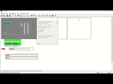 Siemens Micro Win 4.0 Simulation. Siemens S7-200 Simulator