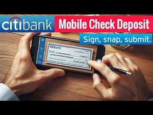 How to Deposit Citibank Mobile Check Deposit step by step