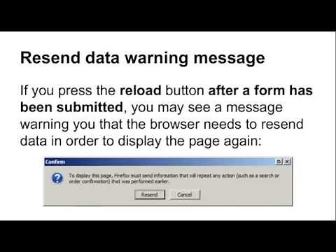 Preventing POST on reloading a form