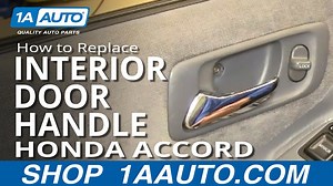 How to Replace Interior Door Handle 1998-2002 Honda Accord