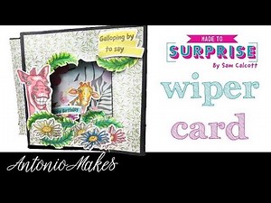 3d interactive card | pop up box card tutorial easy | fancy fold cards easy| wiper card instructions