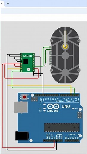Arduino Digital Clock Using Stepper Motor & A4988 Driver 🕖