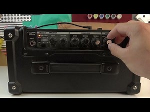 EFFECTS - How to Adjust Effects for ROLAND CUBE-10GX Enable, and Adjust Effects