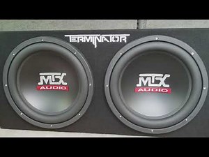MTX Terminator 2 12s @600 watts
