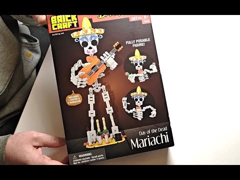 Building the Day of the Dead Mariachi by Brickcraft (no sound)