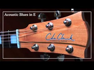 Simple Acoustic Blues in E: Backing Track