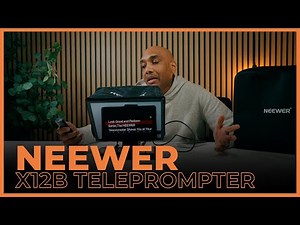 NEEWER X12B Review: The BEST No-Assembly, Foldable Teleprompter for Tablet & DSLR! (12" HD Glass)
