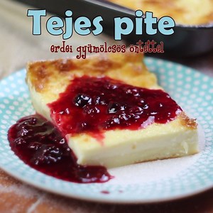 Tejes pite erdei gyümölcsös öntettel! Ha egyszerű, de nagyszerű finomságra vágysz, készíts tejes pitét, egész biztos sikered lesz! 😋🤗😊 HA SZERETNÉL TÖBB ILYEN RECEPTET LÁTNI, LÁJKOLD AZ OLDALUNKAT ITT -> (Y) Recept videók (Y) A teljes recept itt található: http://receptvideok.hu/recipe/tejes-pite-erdei-gyumolcsos-ontettel/ | Recept videók