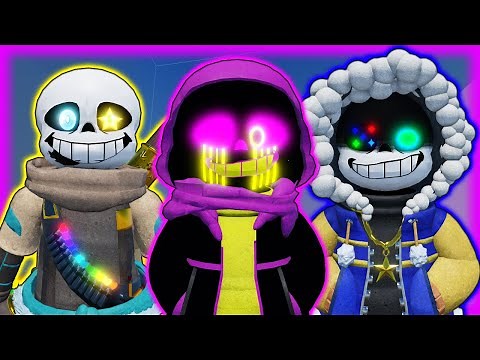 Outer!Dust Sans / Ink!Sans / Dust!Error Sans [Showcase] [Undertale Legend Battle]