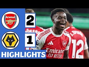 Trossard Chance | Arsenal vs Wolves 2-1 extended highlights
