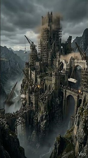 AI Destruction: Massive Tower Collapse | Cinematic AI Demolition Short