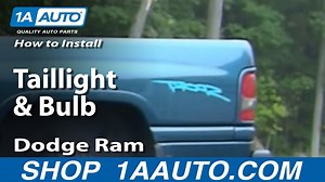 How to Replace Tail Lights 1994-2001 Dodge Ram 1500