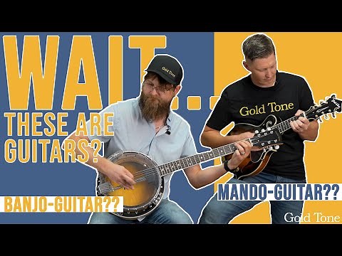 Gold Tone Folkternative Instruments 2024 with Justin and Scotty