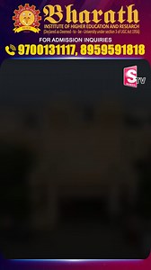Bharath INSTITUTE OF HIGHER EDUCATION AND RESEARCH FOR ADMISSION INQUIRIES MBL ; 9700131117, 8959591818 #teluguone #BIHER #BharathUniversity #HigherEducationIndia #BIHERChennai | Sumantv Ladies Special