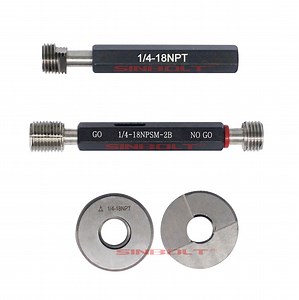 [Hot Item] American Taper Pipe Thread Plug Gauge, Thread Ring Gauge (ANSI) , 1/2-14NPT