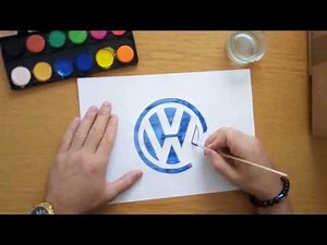 How to draw the Volkswagen logo
