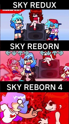 FNF SKY REDUX vs SKY REBORN vs SKY REBORN V4