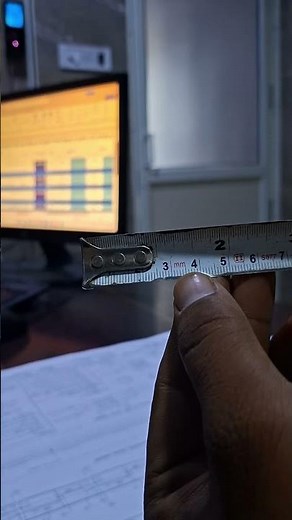 Measuring Tape Reading in MM, CM & Meter | Civil Engineering Basics #shorts