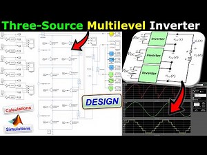 Three-Source Multilevel Inverter Design with RL Load & Harmonic Control 👍 Step by Step with Simulink