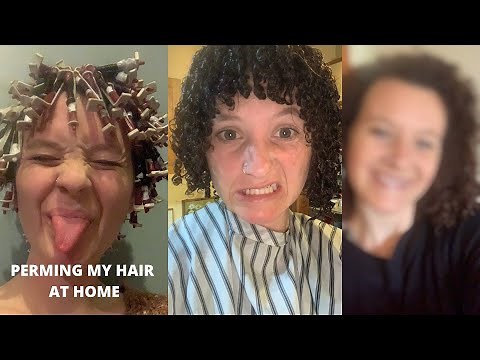 Permanent waves- perming my hair with the smallest rod hi Brad Mondo