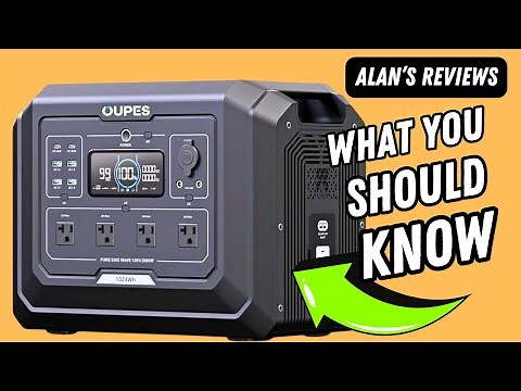 My Review of OUPES Portable Power Station Mega 1, 2000W Solar Generator, 1024Wh LiFePO4 Battery