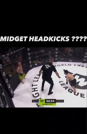 Shocking Dwarf MMA Knockout! #mma