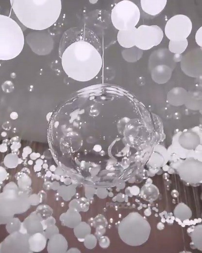 Interactive light installation by Preciosa