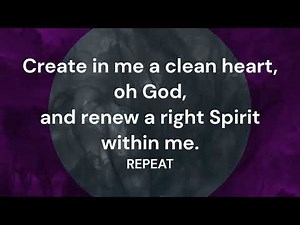 Create in Me a Clean Heart, Keith Green