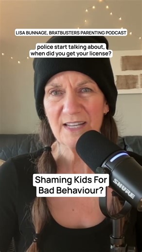 Shaming Kids For Bad Behaviour