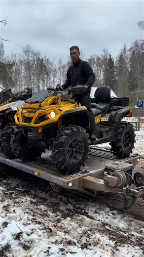 Pjotr Kubit | ATV Dealer “S/H” on Instagram: "Professional ATV loading. If you need help, contact us — we will teach you and assist you.✊💪 #canam #1000 #eesti #xmr #offroad"