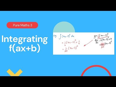 Integrating f(ax + b) (Edexcel IAL P3 7.2)