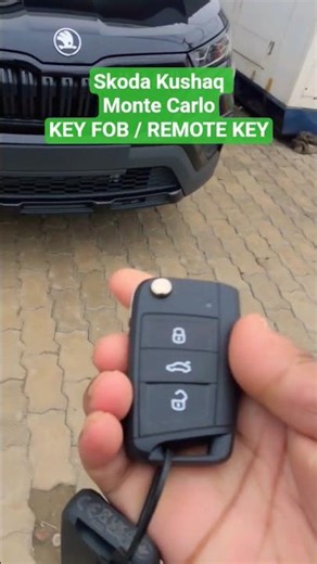 skoda Kushaq Monte Carlo Remote key | Key Fob #skoda #carkeys #skodakushaq