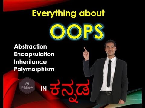 [Tech] OOPS in Java,Oject Oriented Programming, Concepts & Pillars of OOPS in Kannada #oops #object