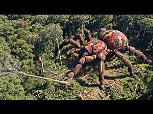 GORILLA VS GIANT SPIDER BATTLE FOR THE FOREST