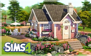 【葡萄吃月饼|搬运】模拟人生4非逐帧速建 20220128在线文档链接 PINK MICRO HOME (NSB) NO CC by sunnysimsie