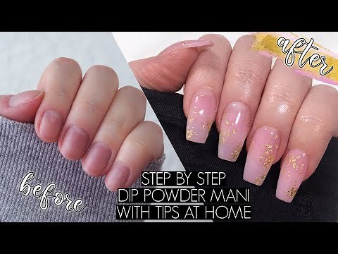 DIY DIP POWDER NAILS AT HOME | The Beauty Vault