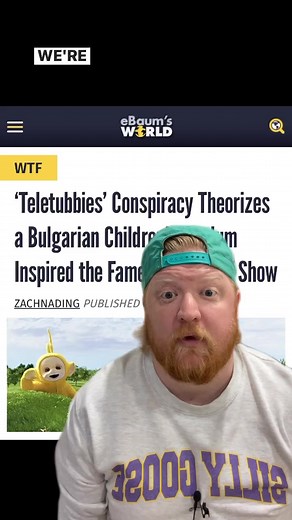 Diving into the infamous Teletubbies conspiracy theory. #reels #popculture #theory #teletubbies | eBaum's World