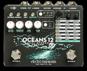 Electro Harmonix sort la Oceans 12 une double réverbe stéréo