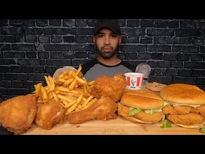 (ASMR) KFC MUKBANG
