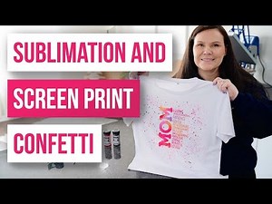 🎉 Sublimation and Screen Print Confetti