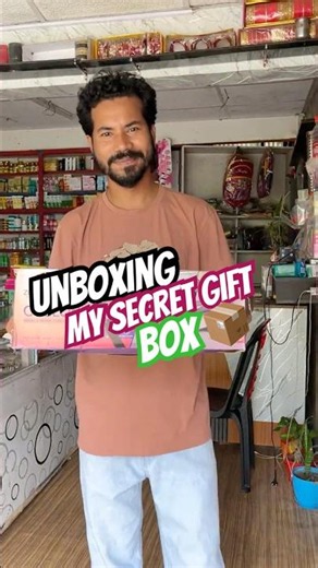 Unboxing my secret Gift #minivlog #diy #gift #unboxing #shorts