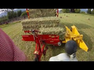 Hay wagon working slick