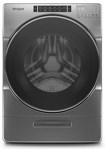 Whirlpool 5 Cu. Ft. Chrome Shadow Front Load Washer With Load & Go XL Dispenser - WFW8620HC