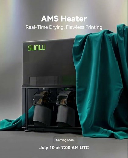 Coming Soon! Sunlu’s New AMS Heater Could Be a Game Changer 🔥💨 #3dprinterlife #3dprinteraccessories
