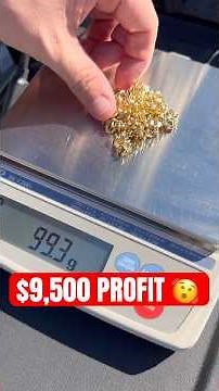 Cashed out $9,500 profit on his Jacoje chain 🤯 #jacoje #linxresale #gold