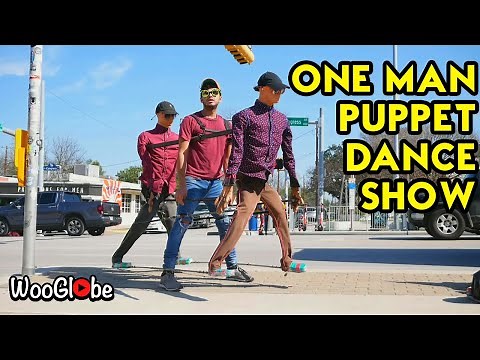Street Dance Performance - Man With Puppet