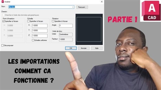 🔹 UNITES vs DWGUNITS dans AutoCAD : enfin comprendre les unités et l’insertion des blocs ! | Kouassi Guy-Roger ATIAMPO