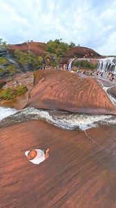 ได้เวลาสนุกกันแล้วครับ #น้ำตกถ้ำพระ #เขตรักษาพันธุ์สัตว์ป่าภูวัว #จังหวัดบึงกาฬ #สไลเดอร์ธรรมชาติ #Insta360X4 28 กค 2567 | Faraway Gallery