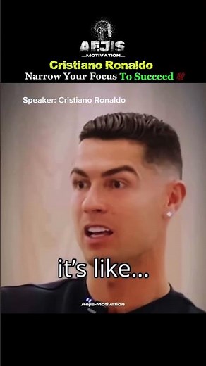 📌 Stop Doing Too Much - Focus On Priorities (Ronaldo)